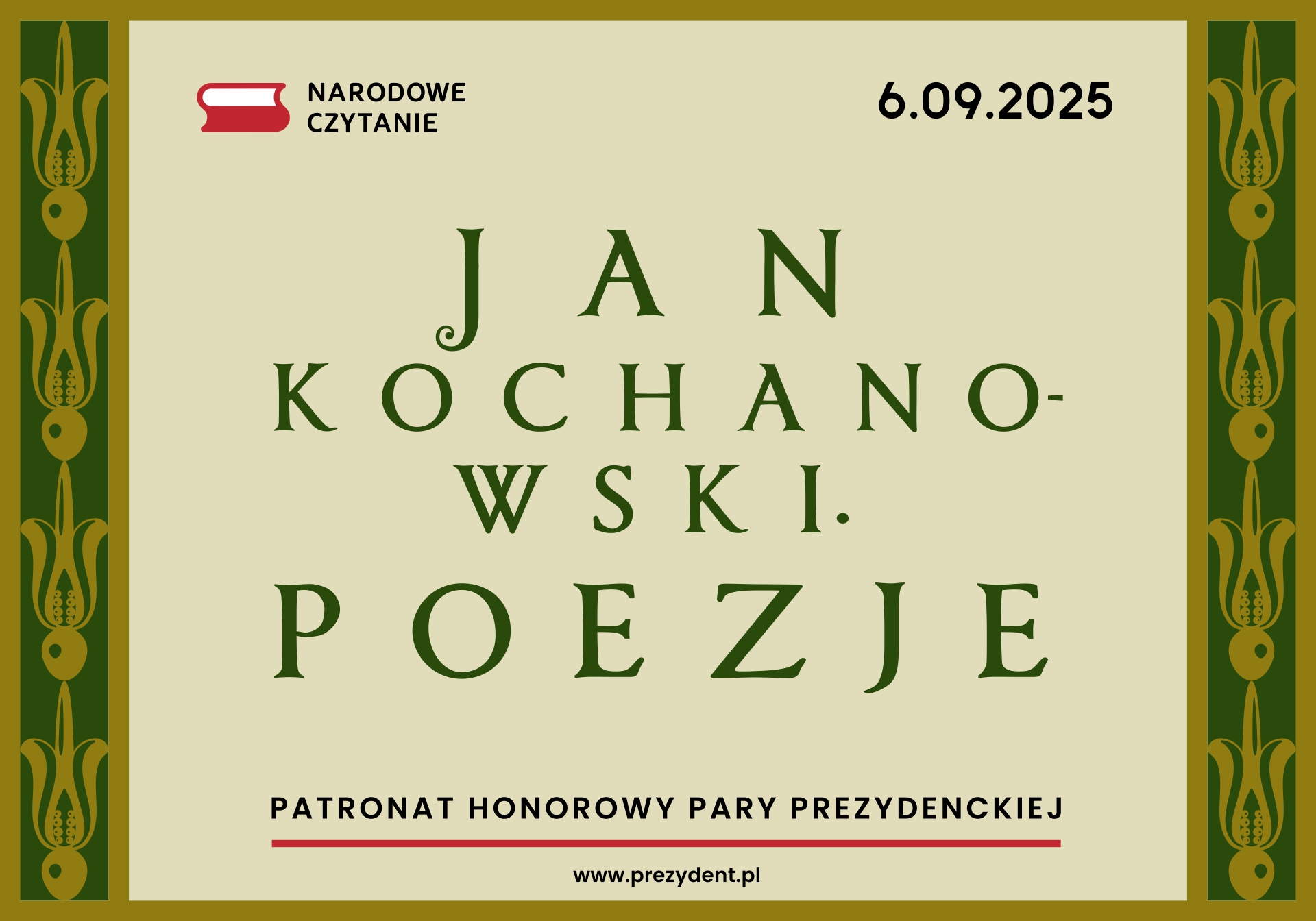  Baner z napisem