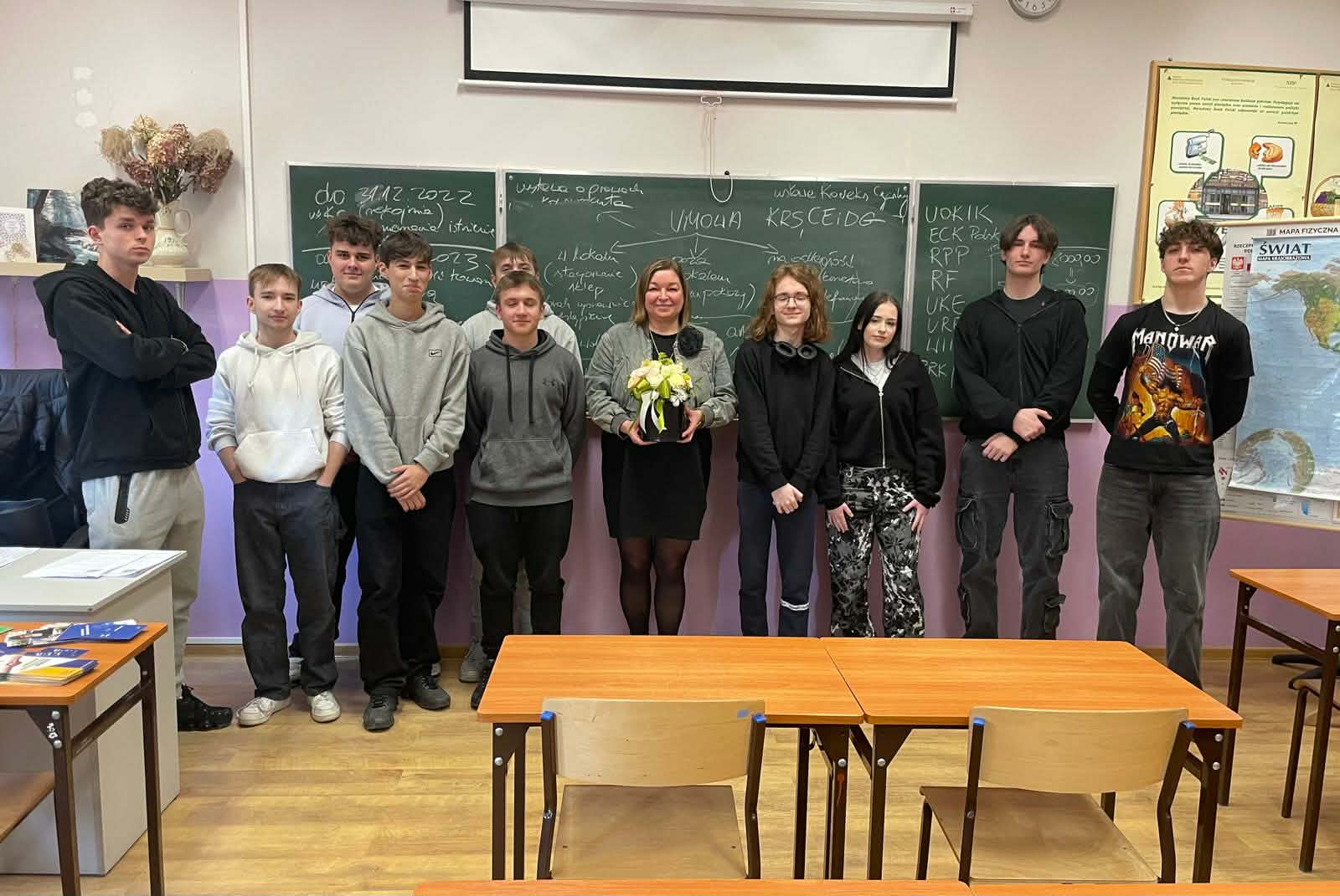  Uczniowie i osoba dorosła